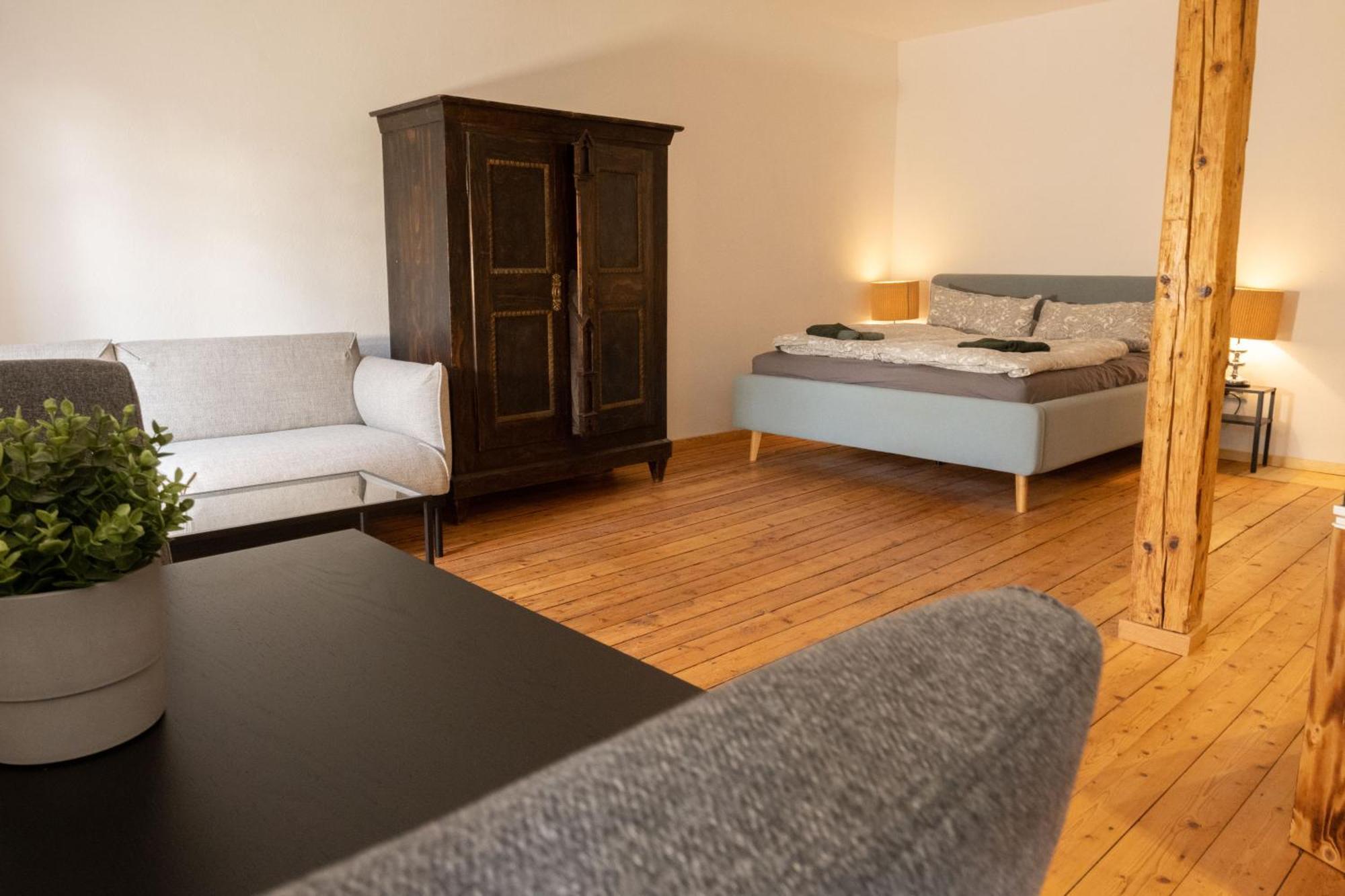 Loft Apartment Mit Grosser Badewanne B Mugeln Buitenkant foto